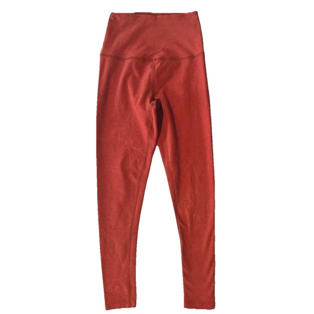 Beyond Yoga Spacedye Caught In The Midi High Waisted Leggings XS Red Sand NWOT - Picture 3 of 7